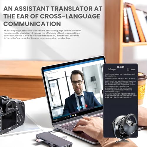 Revolutionary Bluetooth Earbuds with Lanyard for Ultimate Mobility | Portable Sphere Charger for Effortless Power | Cutting-Edge Active Noise Cancellation & Instant Translation | Ideal for Fitness Lovers, Adventurers, and Global Nomads | Exceptional Device Compatibility & Rapid Connectivity