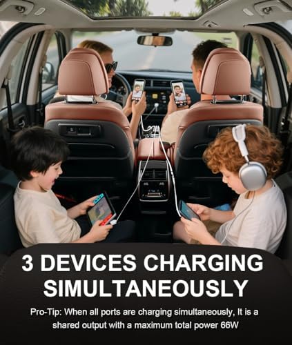 Powerful 78 W Quad-Port 12 V USB Charging Hub – Dual QC3.0 & PD3.0 Quick Charge Car Charger with Integrated Voltmeter, Waterproof Aluminum Alloy Design for Cars, Boats, RVs, ATVs, and More – Optimal Device Compatibility and Speed Enhancements