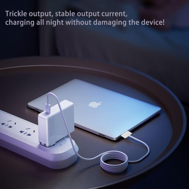140 W USB-C Power Adapter for Mac Book Pro & Air – Lightning-Fast 1.4 Hour Full Charge with 6.6 ft Tailored USB-C Cable – Universal Compatibility for 2021-2025 Models – Enhanced Safety Features for Extended Battery Life – Optimal Replacement for 96 W, 70 W, and 35 W Chargers – Efficient Charging Solution for All USB-C Devices