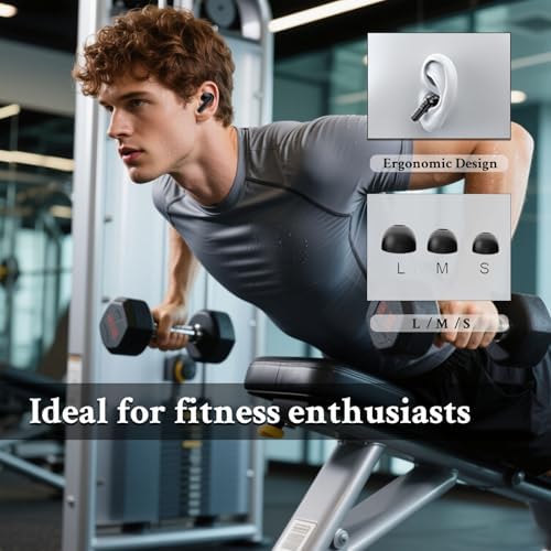 Viefong High-Performance Wireless Earbuds – Superior Hi-Fi Stereo Sound with 30 d B Noise Cancellation, Bluetooth 5.4 for Effortless Connectivity, Compact 2.01″ Touchscreen Charging Case, 40-Hour Playtime – Ideal for Fitness and Active Lifestyles