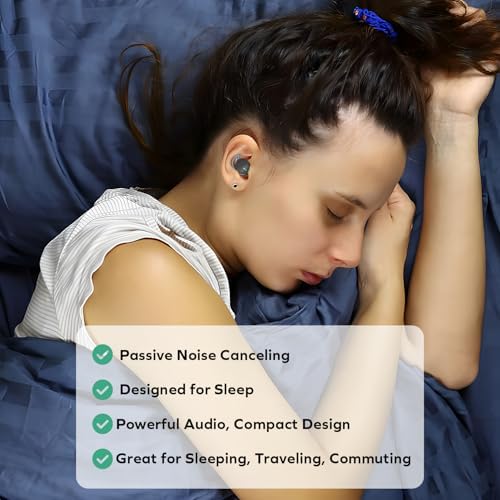 Coby Sleep Earbuds: Premium Noise-Canceling Bluetooth Ear Plugs for Enhanced Sleep, Work Focus, and Music Bliss | Ergonomically Designed for All-Night Comfort | Compact & Travel-Ready Wireless Earbuds with Universal Device Compatibility