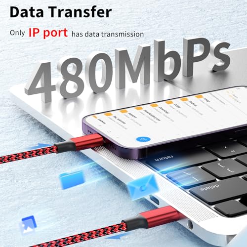 Revolutionary 240 W USB C to Lightning Multi-Charging Cable – 5 FT 4-in-1 Design with Integrated LED Indicator for i Phone 16/15/14/13, Laptops, and More – Ultimate Fast Charging Solution with Enhanced Compatibility for All Devices