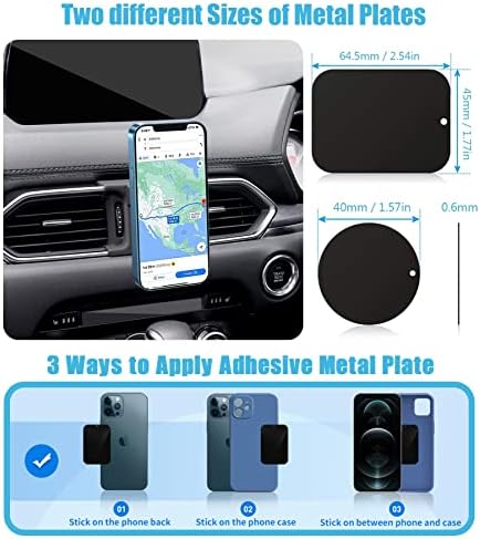 Magnetic Car Phone Holder for Mazda CX5 (2017-2024) – Ultimate Magsafe Compatible Mount for i Phone 15, 14, 13, 12 Series & All Phones – Optimal Viewing & Enhanced Stability for Safe Navigation