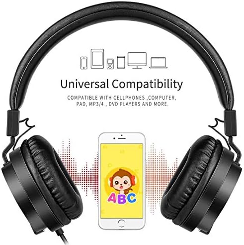 Gorsun Pink Adjustable Kids Headphones – Lightweight Stereo Earphones for Toddlers, Customizable Fit for Growing Ears, Durable Design for Learning & Play, Ideal for All Devices, Protect Hearing with Volume Limiting Features
