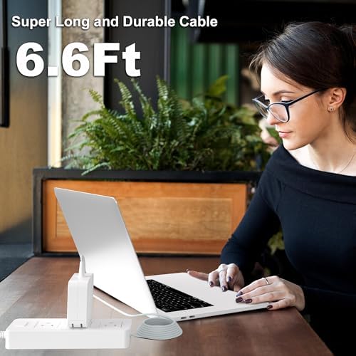 85 W Enhanced Compatibility Power Adapter for Old Mac Book Pro (13/15/17 inch, Pre-2012) – Lightweight, Foldable Design with 6 ft Cord and 12-Month Guarantee – Fast Charging, CE/Ro HS Certified Safety for Models A1286, A1343, and More