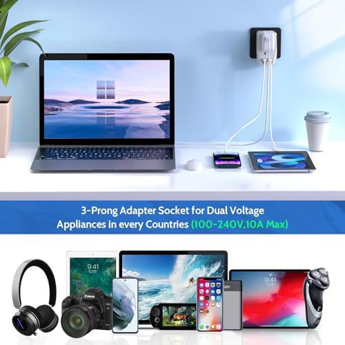 Ultimate 2000 W Travel Voltage Converter: 220 V to 110 V Power Adapter with Dual USB Ports & Global Plug Compatibility for Hair Styling Tools – Essential Accessory for International Journeys and Seamless Device Charging