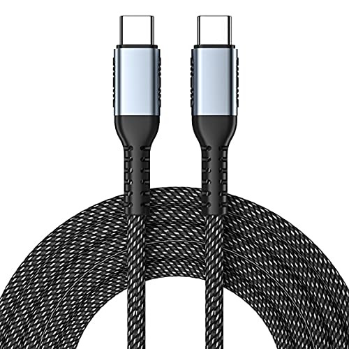 Ultimate 100 W Type-C Fast Charging Cable – 2 m Durable Braided USB C Line for Rapid Power Delivery & High-Speed Data Transfer | Adaptive Compatibility for Laptops, Smartphones & Tablets | Long-Lasting Performance & Flexibility