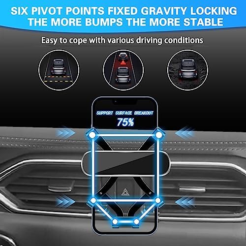 Mazda CX-5 Car Phone Holder (2017-2023) – Premium Hands-Free Mobile Stand for Seamless Navigation – Effortless Installation & Secure Fit – Stylish Auto Accessory for Enhanced Safety & Compatibility