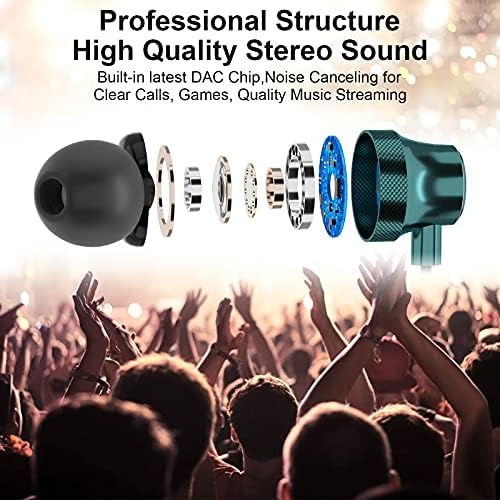 TITACUTE USB C Wired Earbuds – Noise Cancelling In-Ear Headphones for i Phone 15 Pro Max, Samsung Galaxy S23 FE, and More – Superior Sound Quality with Built-in Microphone, Lightweight Design for Comfortable All-Day Listening, Universal Compatibility for i Pads, Pixel Phones, and One Plus – Perfect for Commuting, Workouts, and Relaxation