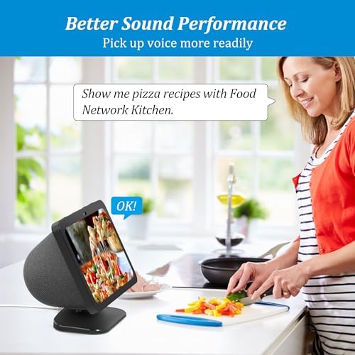 Transform Your Viewing Experience with the Plus Acc Stand for Show 8 (3 rd Gen) – Adjustable Tilt Charging Dock Featuring Dual USB-C & USB-A Ports, Magnetic Device Holder, and Non-Slip Base in Sleek Black – Perfect for Multi-Device Charging and Stability at Home or Office.