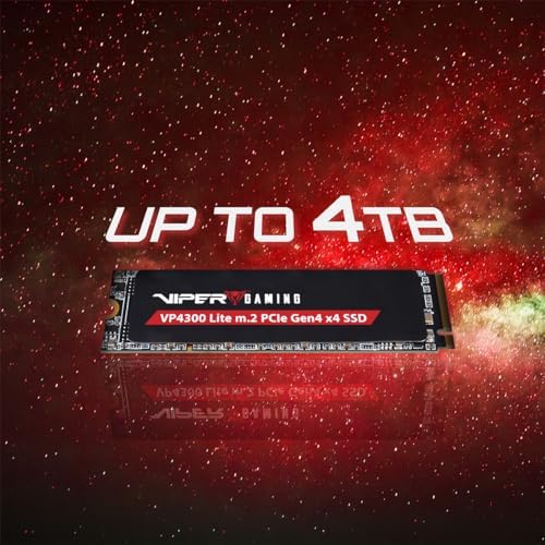 Boost Your Gaming Performance with the Patriot Memory Viper VP4300 Lite 500 GB M.2 PCIe Gen4 x4 SSD – Ultimate PS5 Compatibility and Lightning-Fast Speeds for Unmatched Gameplay Experiences