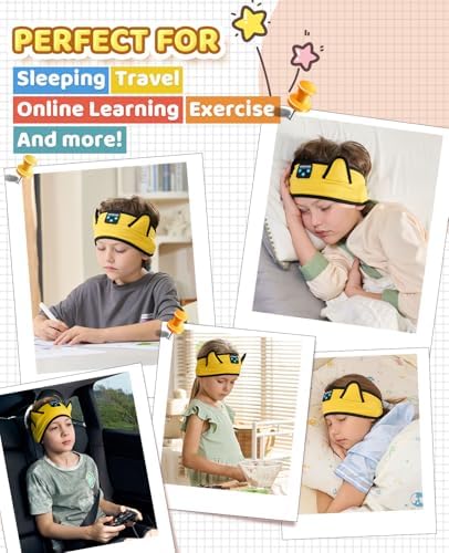 Ultimate Kids Bluetooth Headphones for Safe and Stylish Listening – Versatile Wired Playback Option with Volume Limiting Technology – Durable and Lightweight Design for Travel, School, and Home Use – Adjustable Headband for Customized Comfort – Compatible with Kindle, Tablets, and Cell Phones – Perfect for Boys and Girls