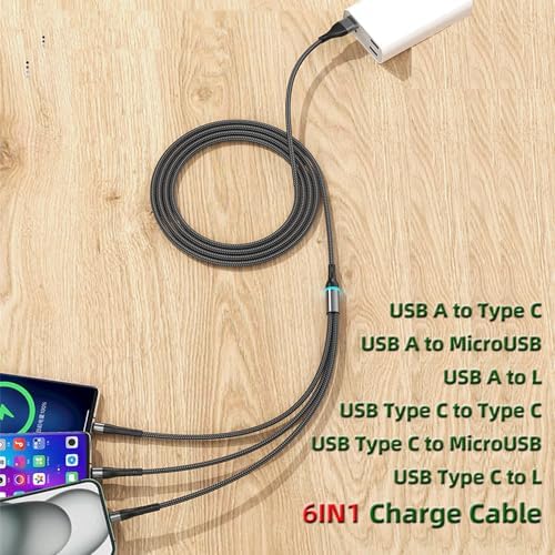 IHAO 60 W USB Type C to Type C Fast Charging Cable with LED Current Indicator – High-Speed Data Transfer for Android & i OS Devices – 39 Inch Universal Charger in Vibrant Green – Durable, Efficient Power Delivery for Modern Tech