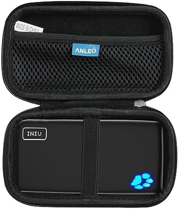 Anleo Premium Hard Shell Travel Case for INIU 10000 m Ah Power Bank – Ultimate Protection with Impact Resistance & Stylish Blue Design for On-the-Go Charging Solutions