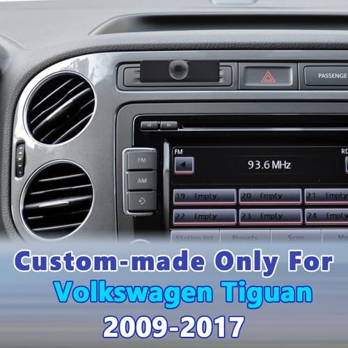 COMETURE Volkswagen Tiguan Phone Holder Mount (2009-2017) – Adjustable Car Cradle for Seamless Navigation and Enhanced Driving Safety with 360-Degree Rotation and Tool-Free Installation