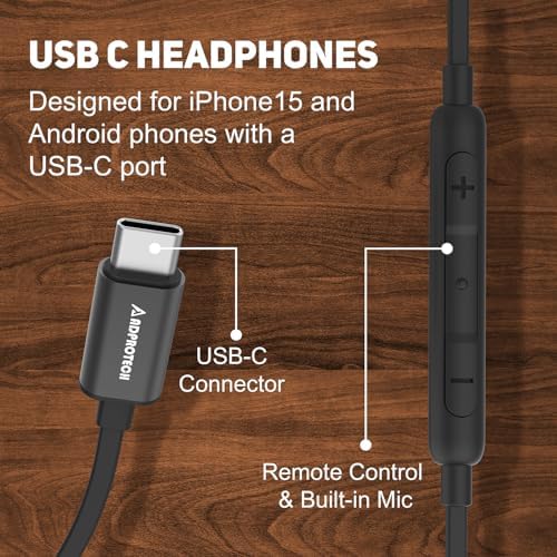 Elevate Your Sound Experience with ADPROTECH Lightning Earbuds – MFi Certified Wooden In-Ear Headphones with Magnetic Design, Built-In Microphone & Volume Control, Compatible with i Phone 14, 13, 12, 11 Pro Max, XS Max, XR – Stylish, Durable, and Ergonomic for All-Day Comfort