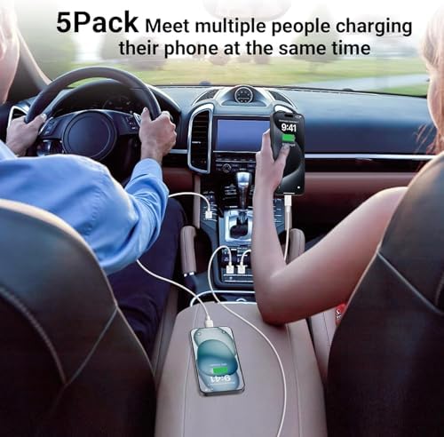 Essri 3-Pack Carplay USB A to C Cable for iPhone 16/15 Pro Max,USB C Car Charger Cable 3FT,Fast Charging Cord Compatible with iPad Pro/Air/Mini, for Apple 16/15 Series,for Samsung,Blue – Enhanced Compatibility and Speed