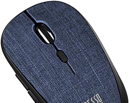 Sleek i Mouse S80 2.4 GHz Mini Optical Mouse – Stylish Fabric Finish with 5 Customizable Buttons for Ultimate Comfort and Performance in Any Workspace