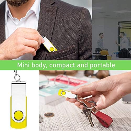 Maximize Your Data Storage with Our 10-Pack of 16 GB Swivel USB Flash Drives – Multi-Color Memory Sticks with LED Indicators for Fast File Sharing and Reliable Backup Solutions, Perfect for On-the-Go Professionals and Students