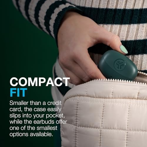 Elevate Your Listening Experience with JLab Go Pods ANC True Wireless Bluetooth Earbuds – Cutting-Edge Hybrid Active Noise Cancellation, 26+ Hours of Playtime, Customizable Sound Profiles via App, Sleek Black Design for Professionals and Casual Users, Enhanced Connectivity for Seamless Streaming