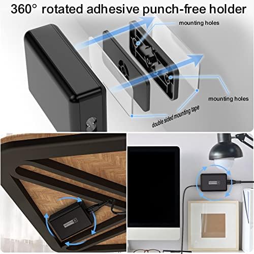 100 W USB-C 5-Port Charging Hub: Premium Fast Charger for i Phone, i Pad, Mac Book & Samsung – Compact Travel Power Station with Flat Plug Design for Space-Saving Efficiency and Universal Device Compatibility