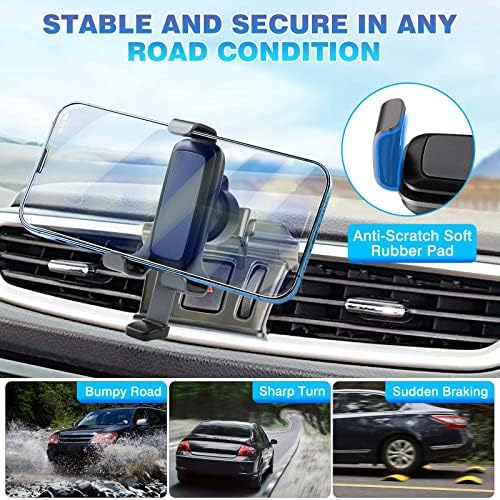 Universal Car Phone Holder for Nissan Rogue (2014-2020), Rogue Sport (2017-2023) & Murano (2015-2023) – Premium Dashboard & Air Vent Mount Stand for Secure Device Positioning and Enhanced Driving Experience