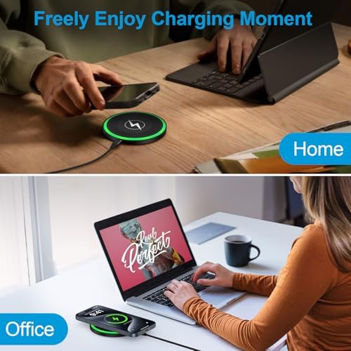 Samsung S25 Fast Wireless Charging Pad – 15 W Cordless Charger for Galaxy S24 Ultra, S23, S22, Z Fold 6, Flip 6 & Motorola razr+ 2024, Moto G Stylus 5 G – Sleek, Safe, and Efficient Charging Solution for Modern Devices