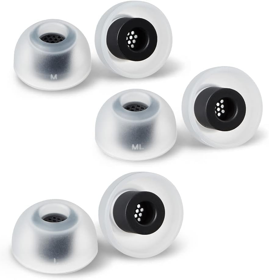 Transform Your Listening Experience with AZLA Sedna Earfit MAX Silicone Tips for Galaxy Buds 2 Pro – Premium Noise-Canceling Eartips, Samsung-Certified Comfort in Phantom Black (S/MS/M) for Unmatched Sound Quality and Extended Wear Comfort
