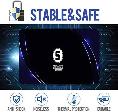 Transform Your System with the Shark Speed 64 GB MSATA SSD – High-Performance Internal Solid State Drive for Enhanced Speed and Storage in Desktops & Laptops – Lightning-Fast SATA III 6 Gb/s for Gamers and Professionals Seeking Unmatched Efficiency and Reliability