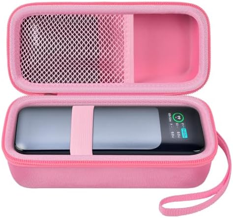 Casmilee Premium Case for Anker USB-C Power Banks 737/735/736/717 – Fast Foldable Travel Organizer in Stylish Grey, Durable Design with Cable Pockets for Ultimate Portability and Enhanced Charging Efficiency