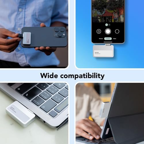 Elevate Your Connectivity with the Lexar Professional Go Portable USB-C Hub – Ultra-Compact 4-Port Design for Lightning-Fast Data Transfer Up to 10 Gbps – Perfect for Smartphones, PCs, Macs, and Tablets – Maximize Productivity On-the-Go!