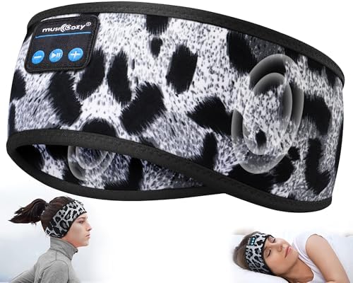MUSICOZY Bluetooth 5.4 Sleep Headband Headphones – Ultimate Wireless Comfort for Sleep, Workouts, and Travel – The Perfect Gift for Active Lifestyles with Rapid Pairing and Sweatproof Design