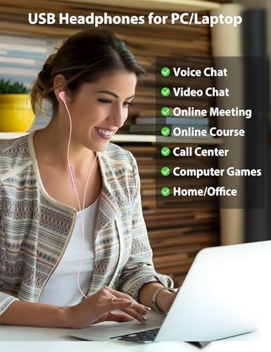 High-Fidelity USB C Headphones for Samsung Galaxy S25 S24 S23 S22 Ultra, i Phone 15 & 16 Pro Max – Premium Wired Type C Earbuds with Built-In Microphone and Volume Control for Crystal-Clear Calls and Immersive Sound Quality – Ideal for Galaxy Z Flip 3, One Plus, and Daily Use