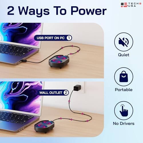 Revolutionize Your Workflow with the TECH8 USA Mouse Mover – Undetectable Jiggler for Laptops & PCs, Plug-and-Play Convenience, Random Movement Patterns, Patented Technology, Fun 3 D Hologram Alien Design, Enhanced Compatibility for Seamless Productivity, Perfect Work from Home Accessory