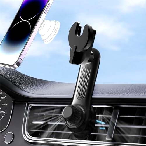 Ultimate 360° Adjustable Air Vent Car Phone Holder – Smart Universal Mount for Pop Socket Compatibility – Secure Grip for i Phone & Samsung – Effortless Installation for Enhanced Safety and Convenience on the Road