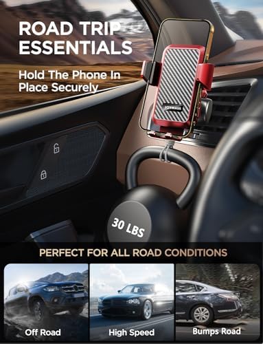 Effortless On-the-Go Power: JOYMASS 15 W Fast Wireless Car Charger with Auto Clamping Mount – Perfect for i Phone 15 through 12 Mini, Samsung Galaxy S23 Ultra, and Note 20 – Secure Vent Holder for Ultimate Convenience and Hands-Free Navigation
