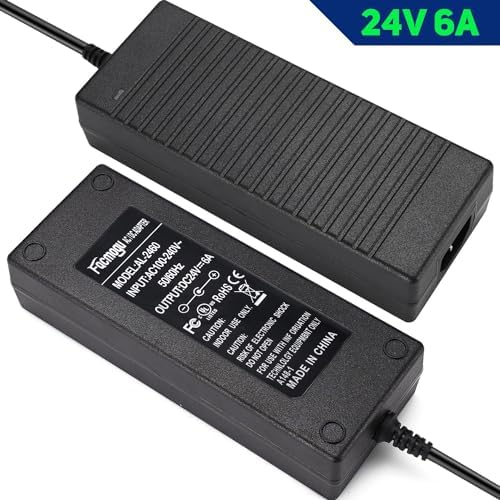 High-Performance 24 V 3 A Power Supply Adapter – Universal AC to DC Converter for LED Lighting & CCTV Systems, Dual Plug Compatibility (5.5 x 2.5 mm & 5.5 x 2.1 mm) – Reliable Switching Transformer with Safety Features for Optimal Device Functionality and Longevity