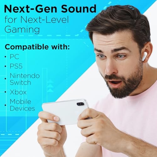 Revolutionize Your Gaming with My Joy Cool Wireless Earbuds – Premium Bluetooth Earphones Featuring Advanced Active Noise Cancelling, Ergonomic Comfort for Long Sessions, Enhanced Sound Quality, and Unmatched Battery Life in Sleek Black Design for Gamers Seeking the Ultimate Audio Experience