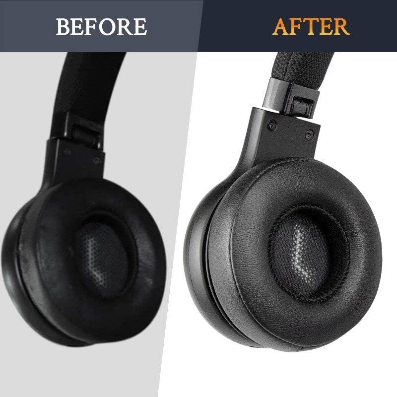 Transform Your JBL E35, E45, E45 BT, & Duet BT Headphones with SOULWIT Premium Replacement Ear Pads – Soft Protein Leather Cushions for Enhanced Comfort & Noise Isolation Foam for Immersive Sound Experience (Grey) – Effortless Installation & Stylish Design