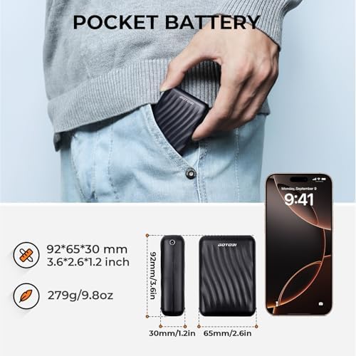 Ultimate Heated Jacket Battery Pack with LED Display – Fast Charging Power Bank for Wulcea, ULUSERN, Genovega & More – Universal Compatibility for Outdoor Heating Coats and Devices