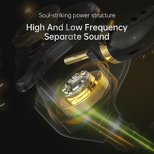 X1 Professional In-Ear Monitor Headphones – Ultimate Wired Earbuds with Dynamic Sound and Advanced Noise Isolation for Musicians | Type-C Connectivity for Modern Devices & Integrated Microphone for Effortless Communication | Ergonomically Designed for Extended Comfort and Performance Optimization