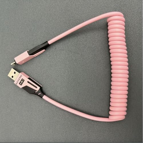 4-in-1 Supercharging Cable for Apple Devices – High-Speed USB-C & Type-C Charging Solution with Durable Spring Wire Design for Mac Book, i Pad, i Phone – Portable Multi-Functional Charging Accessory for Effortless Power Delivery