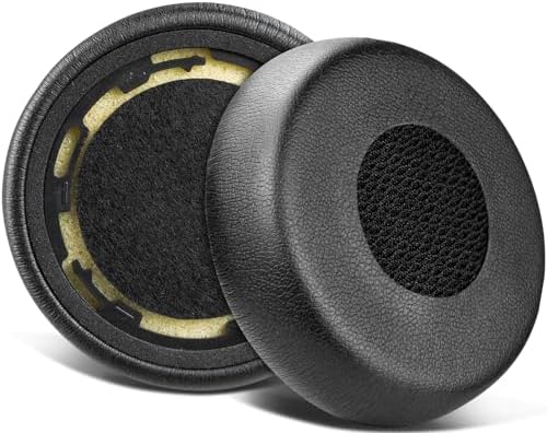 Upgrade Your Jabra Evolve 75 Experience with SOULWIT Replacement Earpads – Luxurious Soft Protein Leather and High-Density Noise Isolation Foam in Elegant Burgundy – Engineered for Maximum Comfort and Superior Sound Clarity