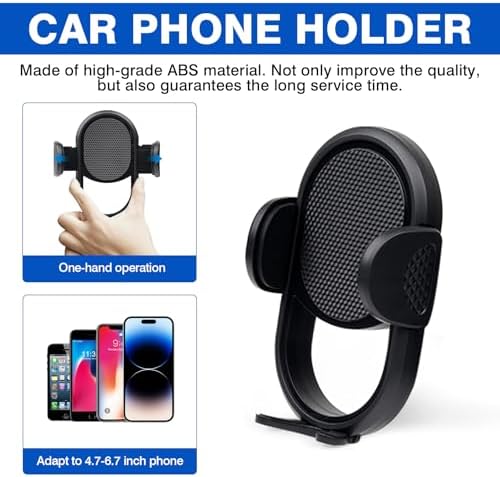 Upgrade Your Tesla Cybertruck with the Autorder 18.5-Inch Phone Holder: Hands-Free Mount for 2024-2026 Models – 360-Degree Rotating Dash Organizer for Ultimate Visibility and Safety