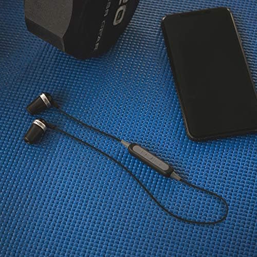 KOSS The Plug Bluetooth Wireless In-Ear Headphones with Noise-Isolating Memory Foam Cushions – Ultimate Comfort & Sound Clarity for Active Lifestyles, Black, Sweat Resistant Design for Seamless Connectivity and Enhanced Device Compatibility