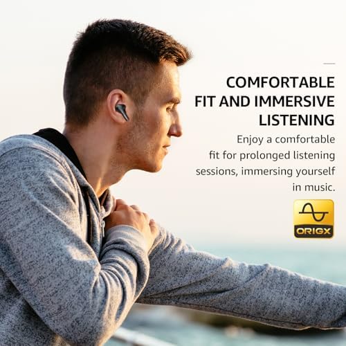 TOZO E2 Wireless Earbuds – Unmatched Sound Clarity with 32 Custom EQ Settings, Smart AI Noise Cancellation for Clear Calls, Enduring 30-Hour Battery Life, Next-Gen Bluetooth 5.3 for Rapid Connectivity, Comfort-Focused Ergonomic Design – Ideal for Music Enthusiasts and Professionals on the Move