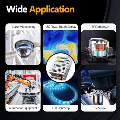 Versatile 24 V 60 W AC to DC Power Supply Adapter – High-Efficiency Converter for CCTV, RVs, LED Lighting, and Pumps – Universal Multi-Voltage Compatibility (110 V/120 V/220 V) for Consistent Performance in All Applications
