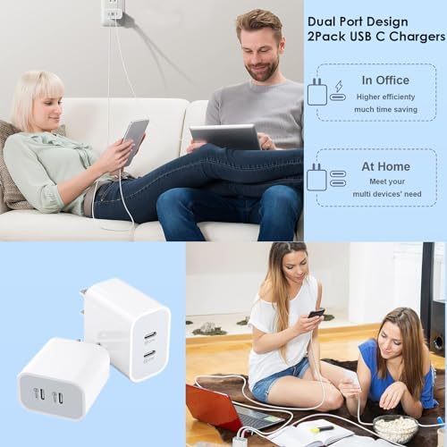Swift Charge 20 W USB-C Charger for i Phone 15 & i Pad – 6 FT Cable Included – Rapid Power Solution for i Phone 16 Pro Max, i Pad Pro, Mini & Air – Lightweight, Durable, and Versatile Charging Block for All Your Devices – Say Goodbye to Long Wait Times with Enhanced Compatibility and Safety Features