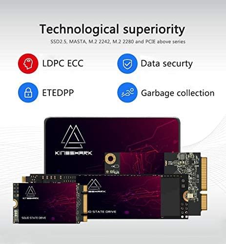 Upgrade Your Device Performance with Kingshark 64 GB M.2 2242 SSD – Lightning-Fast Internal Solid State Drive for Desktops & Laptops, SATA III 6 Gb/s, Streamlined Installation for Optimal Efficiency and Speed Enhancement