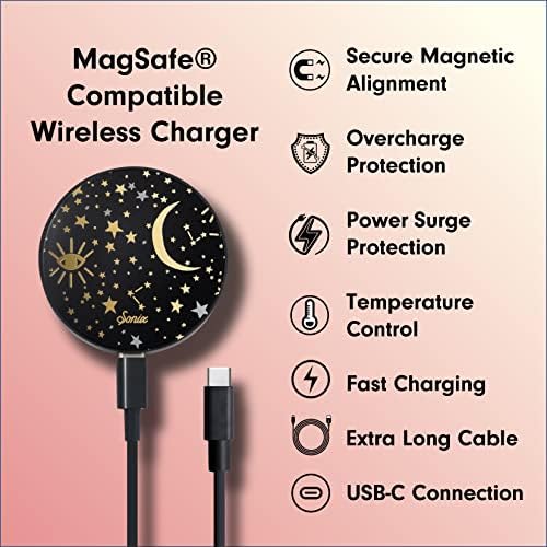 Sonix x Sanrio Hello Kitty & Care Bears Magnetic Mag Safe Charger for i Phone 12-16 Series | 6.5 ft USB-C Fast Wireless Charging Cable | Stylish, Playful, and Efficient Power Solution for Your Device